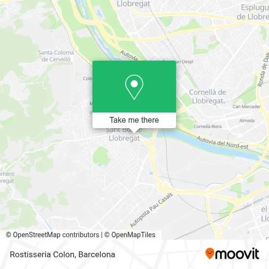 Rostisseria Colon map