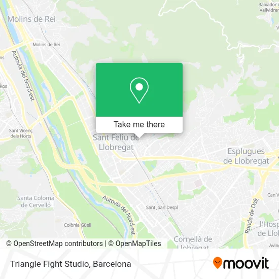 Triangle Fight Studio map