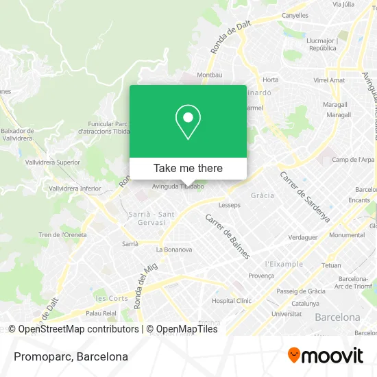 Promoparc map