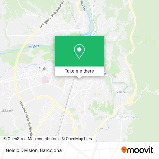 Geisic Division map