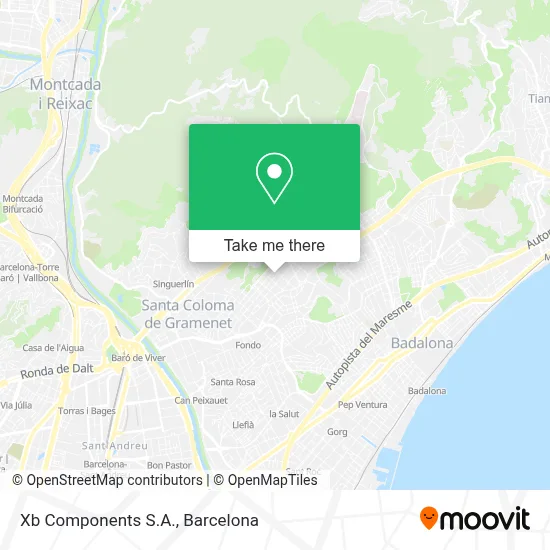 Xb Components S.A. map