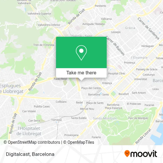 Digitalcast map