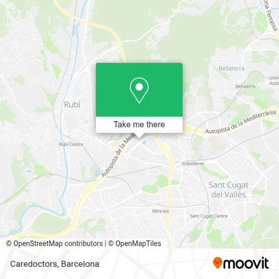 Caredoctors map