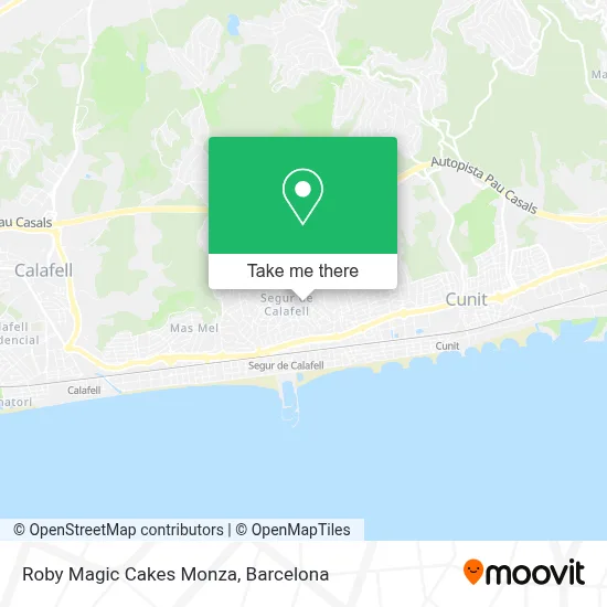 Roby Magic Cakes Monza map