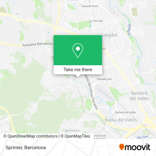 Sprinter map