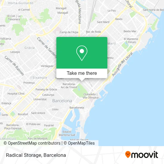 Radical Storage map