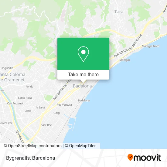 Bygrenails map