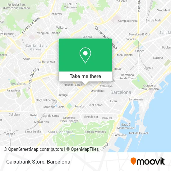 Caixabank Store map