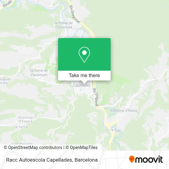 Racc Autoescola Capellades map