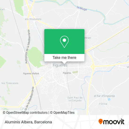 Aluminis Albera map