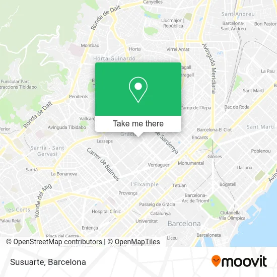 Susuarte map
