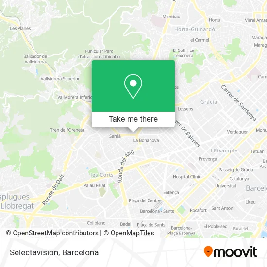 Selectavision map