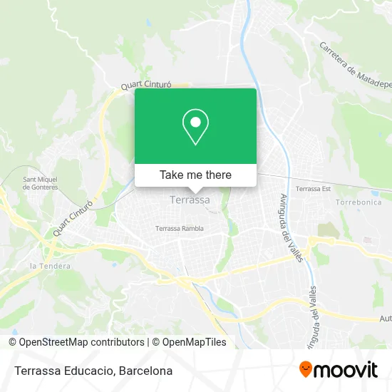Terrassa Educacio map