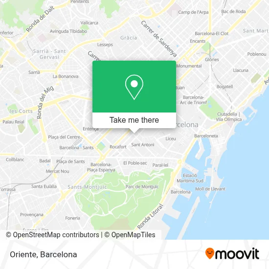Oriente map