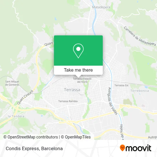 Condis Express map