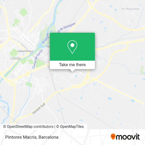 Pintores Macris map