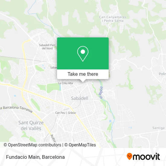 Fundacio Main map