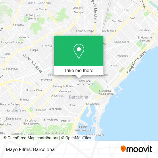 Mayo Films map