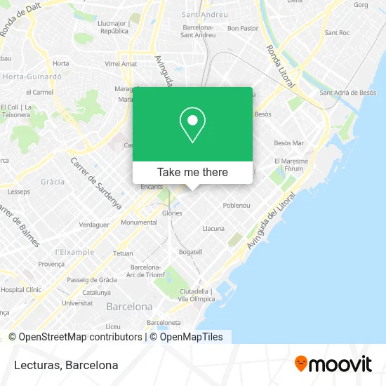Lecturas map