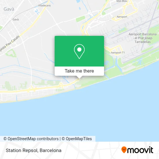 Station Repsol map