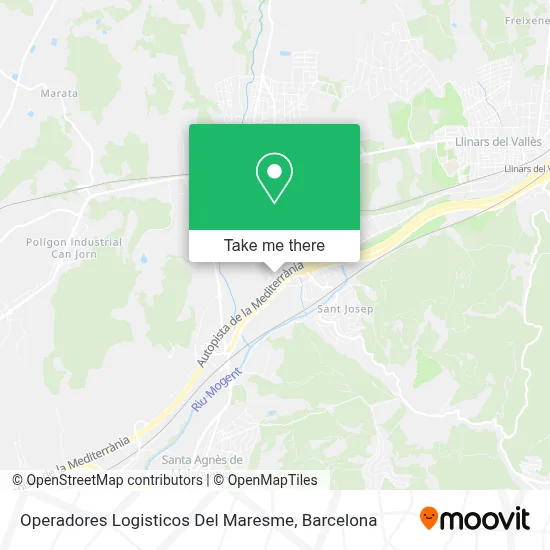 Operadores Logisticos Del Maresme map