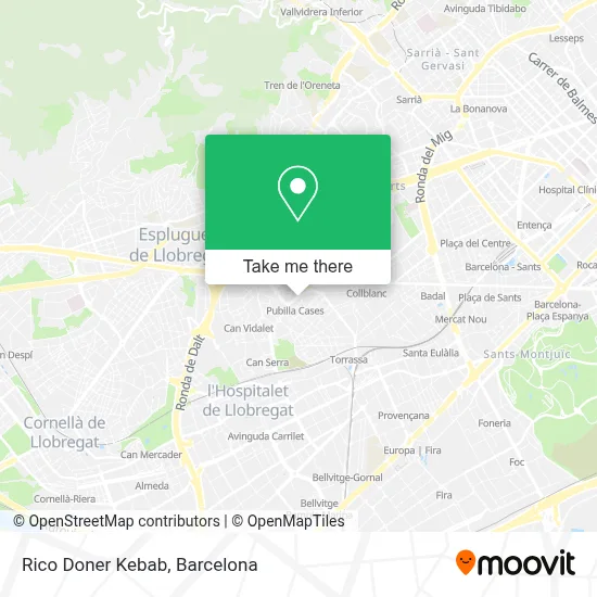 Rico Doner Kebab map