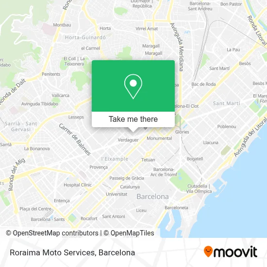 Roraima Moto Services map