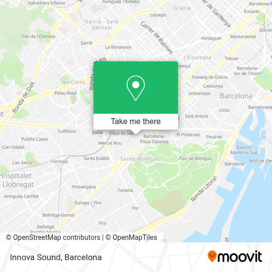 Innova Sound map