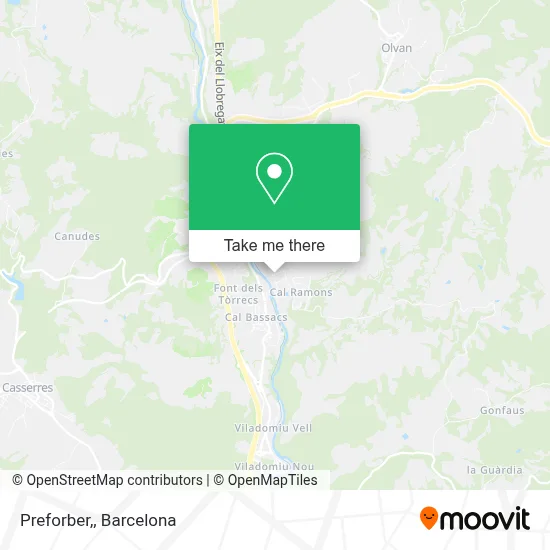 Preforber, map