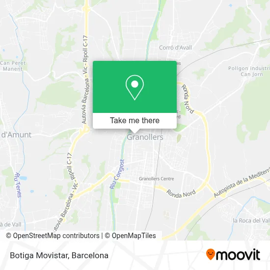Botiga Movistar map