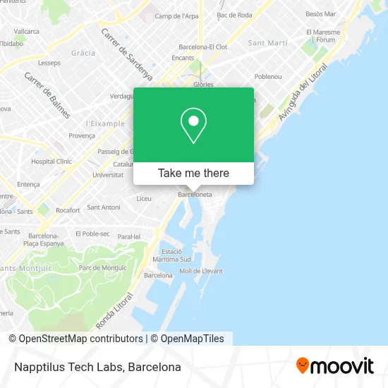 Napptilus Tech Labs map