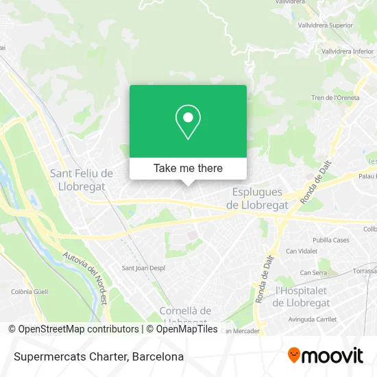 Supermercats Charter map