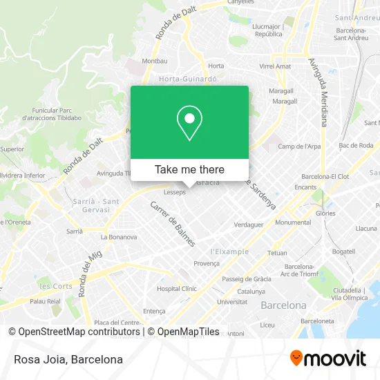 Rosa Joia map