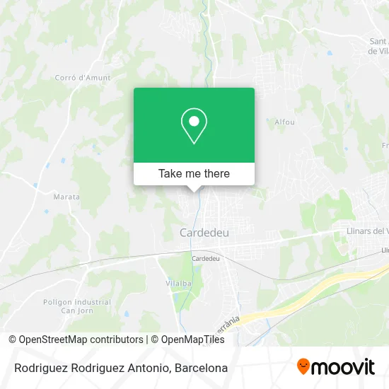 Rodriguez Rodriguez Antonio map