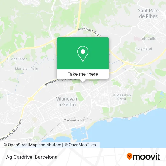 Ag Cardrive map