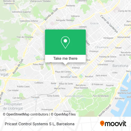 Pricast Control Systems S L map
