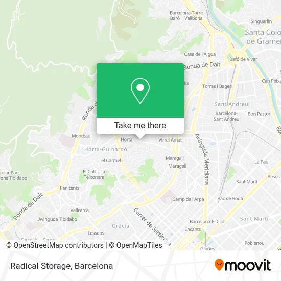 Radical Storage map