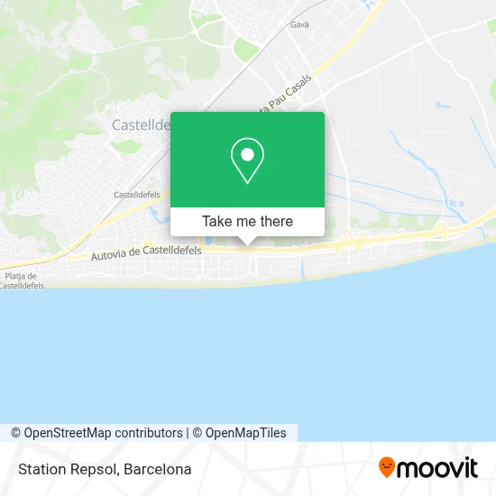 Station Repsol map