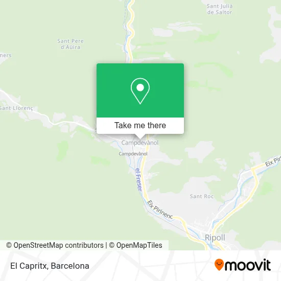 El Capritx map