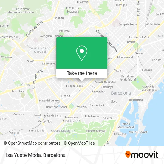 Isa Yuste Moda map