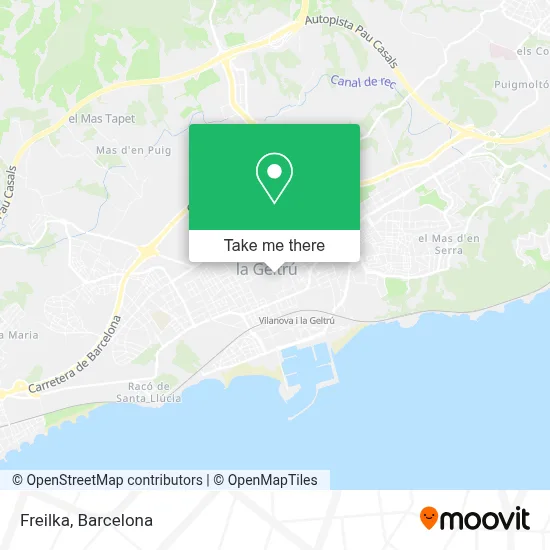 Freilka map