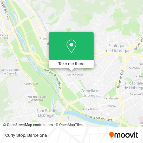 Curly Stop map