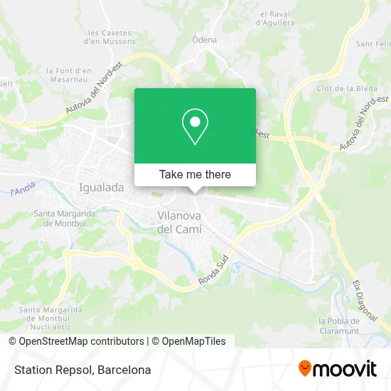 Station Repsol map