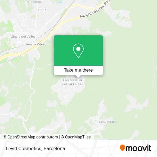 Levid Cosmetics map