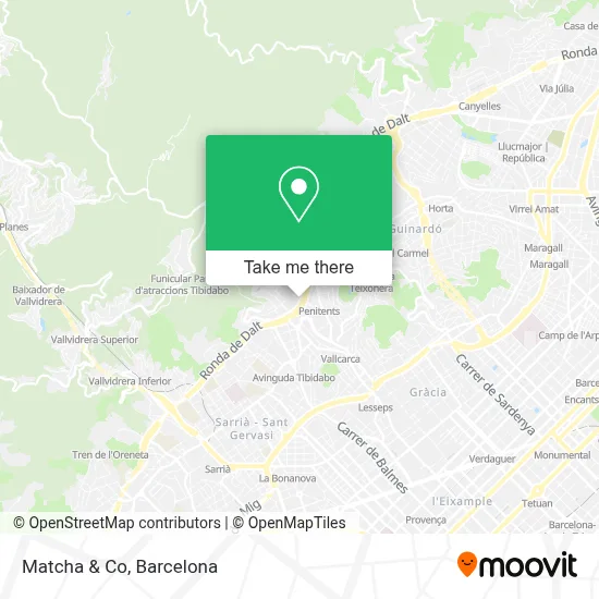 Matcha & Co map