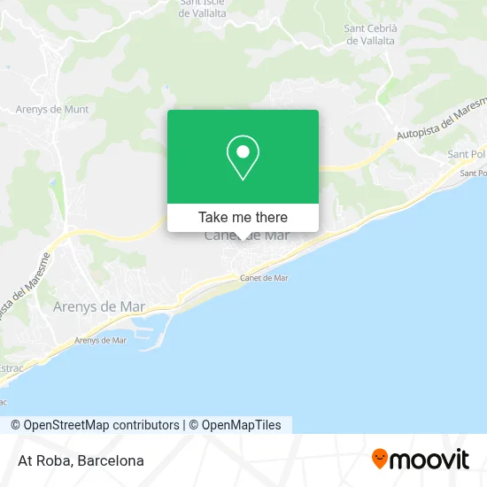 At Roba map