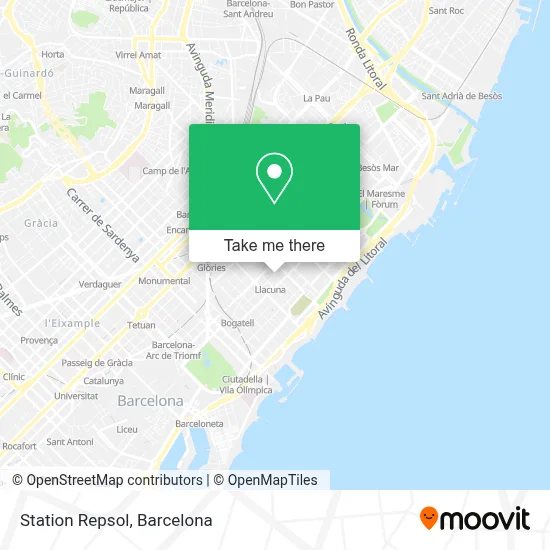 Station Repsol map