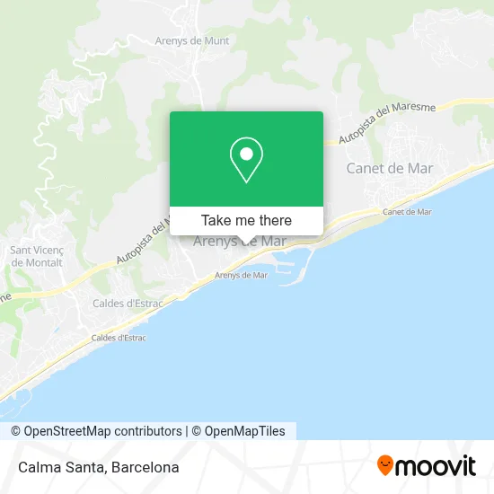 Calma Santa map