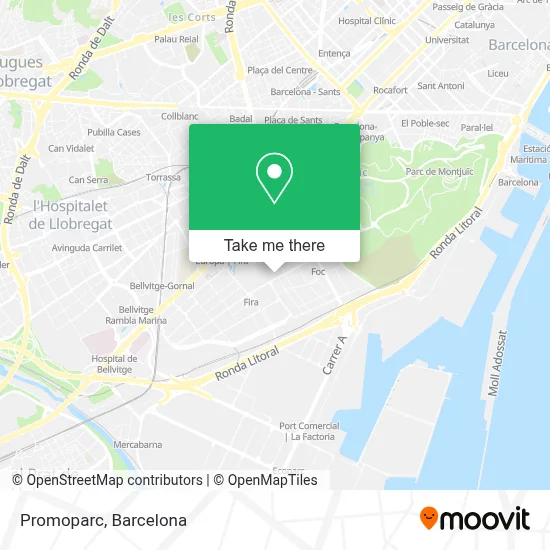Promoparc map