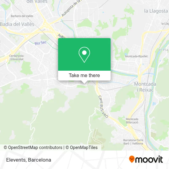 Elevents map